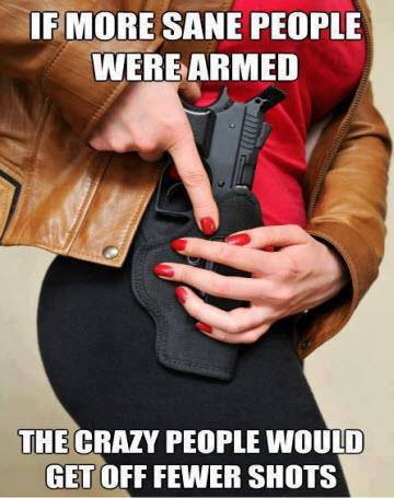 If more good guys were armed ...
